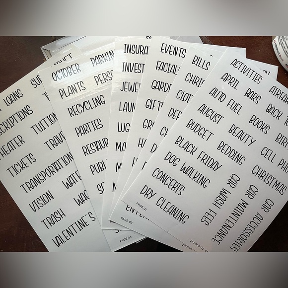 Amazon Home Organization Labels - Picture 2 of 2